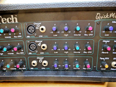 Sound Tech Pro Audio Quick Mix 6 QM6 Powered Mixer/Amplifier
