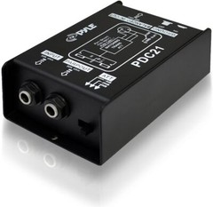 Premium Direct Injection Audio Box – Passive DI Unit Hum Eliminator w/ Input