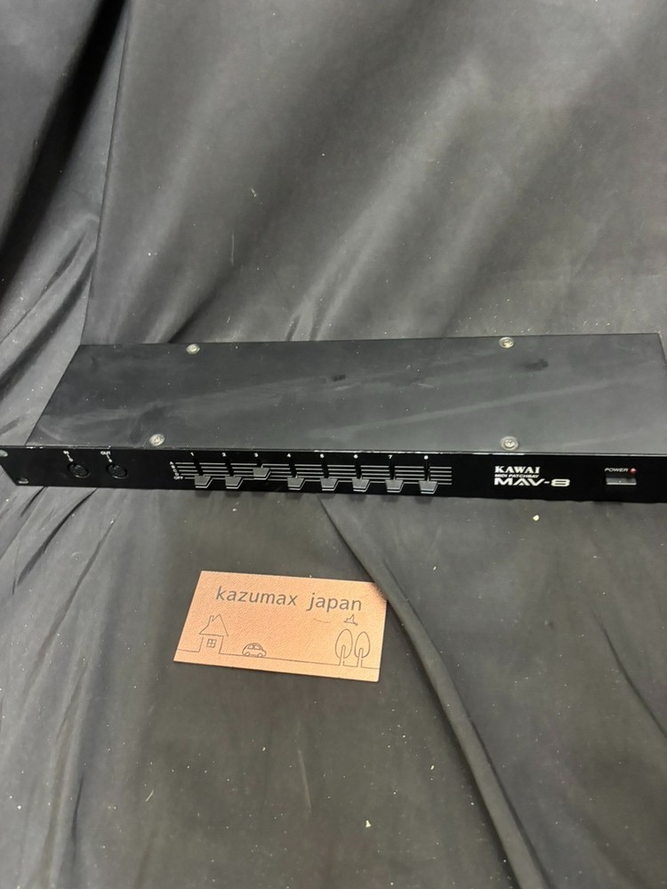 Kawai MAV 8 MIDI Patch Bay Router Switcher Rack Mount Interface Tested