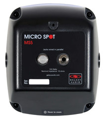 Galaxy Audio MS5 Micro Spot 5 Passive Monitor Speaker 100W, Black
