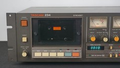 Tascam Syncaset 234 80’s 4 Track Rack Multitrack Cassette Tape Recorder – 100V