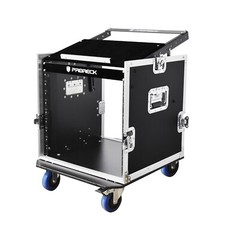 proreck 10U space Rack Case With Slant Mixer Top, 20“ Depth