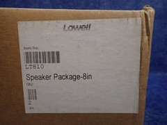 Lowell LT810 8″ Dual Cone Lay-in Tile Ceiling Speaker PAIR 1×2 Grille (Q5)