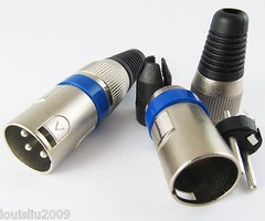 1pc Microphine 3 Pin XLR Plug Speaker XLR Connector SL5235