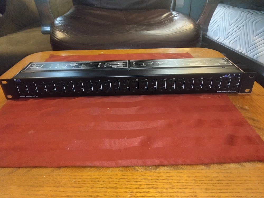 ART P48 48 Point Balanced Patch Bay with Normal or Half Normal Operation