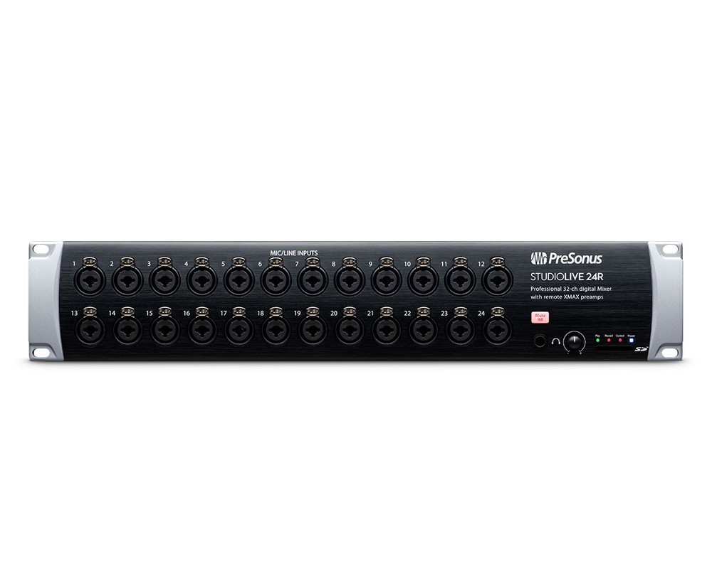 PreSonus STUDIOLIVE 24R 46×26 Series III Digital Rack Mixer, 24 XMAX Preamps