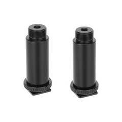 2Pcs CAMVATE Shoe Mount Adapter to Micro Rod Microphone Mount