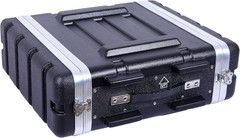 Stackable 3U Rack Case, Standard 19.25” Depth, Polyethylene Hard-Shell Construct