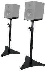 (2) Rockville APM8C 8″ 500w Powered Studio Monitors Speakers+Adjustable Stands