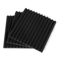 18~90 Pack Acoustic Panels with Self-Adhesive 12″ X 12″ X 0.4″ Sound Proof Foam