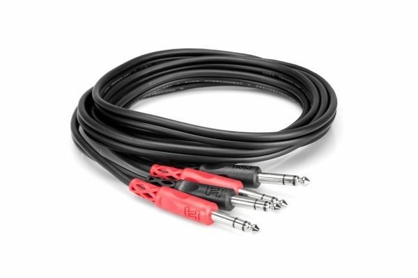 Hosa CSS-202 2m Stereo Interconnect Cable – Dual 1/4″ TRS to Same