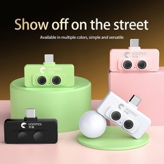 Noise Cancelling Microphone Type-C Mic Plug & Play for Android & iPhone 17/16/15