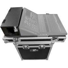 ProX XS-MIDM32RDHW Console Flight Case w Doghouse & Wheels for Midas M32R Mix…