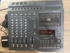 TASCAM PORTASTUDIO 424 MKII 4 Track Recorder W/ Remote Pedal, Very Clean, Works