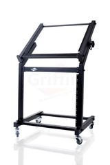 GRIFFIN Rack Mount Stand – Music Studio Recording Mixer Cart Rail Gear Holder