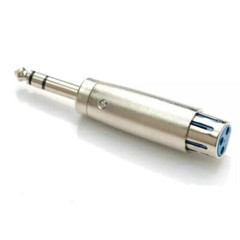 XLR Female Plug To 1/4 inch 6.35mm Male Plug TRS Audio Cable Adapter Connector