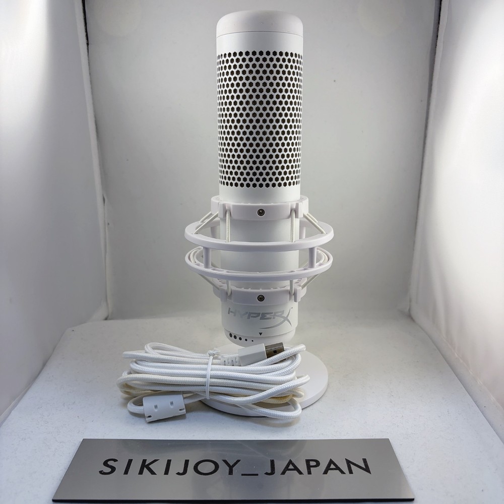 HyperX QuadCast S Standalone Microphone RGB Lighting White 519P0AA from Japan