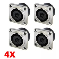 4PC For Speakon For Neutrik NL8MPR Loudspeaker Amplifier 8 Pole Panel Connectors