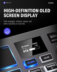 🎹 Donner DMK25 Pro MIDI Keyboard DJ Controller OLED 25 Key 8 Drum Pad Touch Bar