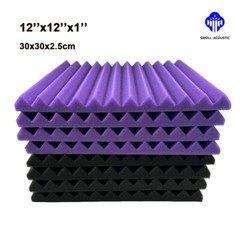 104PACK 12″X 2″X1″ Acoustic Foam Panel Wedge Studio Music Sound Absorption Proof