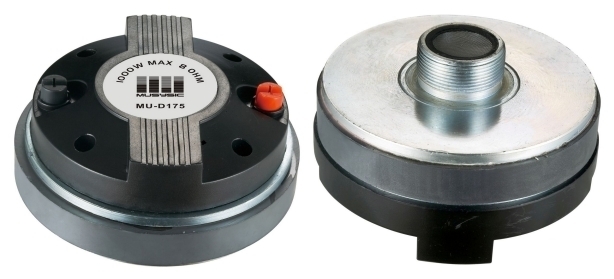 Pair (2pcs) 1000 Watts Titanium Compression 1.75″ Screw-On Horn Driver Tweeter