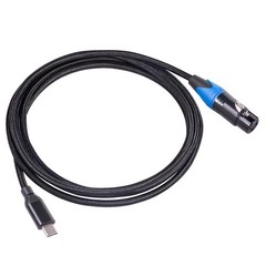 USB C Male to XLR Female Microphone Cable 10 FT, Type-C XLR Stereo Audio Cord…