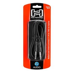 Hosa CSS-110 10-foot Balanced 1/4″ TRS Male to 1/4″ TRS Male Cable 10ft 10-feet
