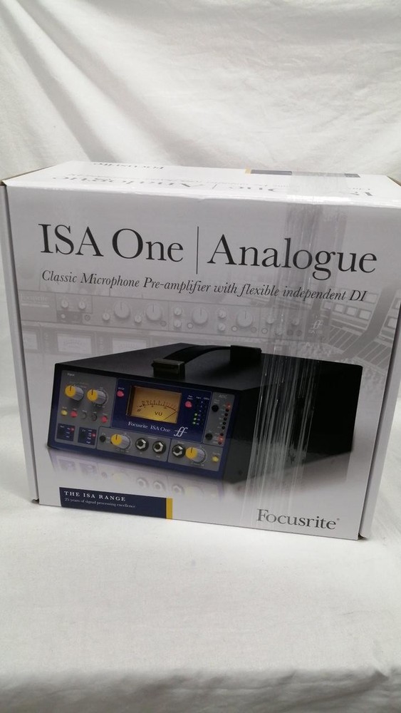 Focusrite ISA One Desktop Mic Preamp Lundahl Transformer Tested TMB01 8.0