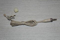 Beige Lavalier Lapel Microphone for Sennheiser Wireless Transmitters*NEW*