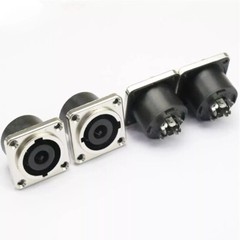 10pc For Speakon For Neutrik NL8MPR Loudspeaker/Amplifier Pole Panel Connectors