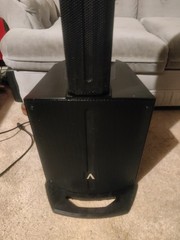 Avante Audio AS8 1000W Powered Line Array DJ PA Column Speaker+Sub/Mixer