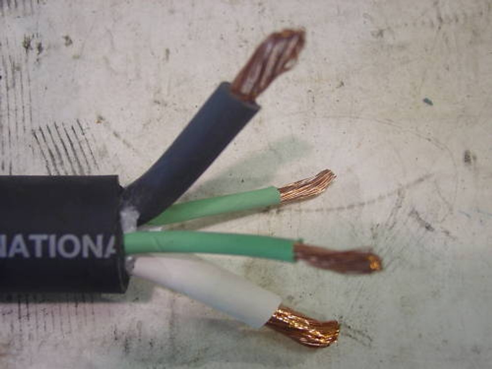PORTABLE POWER CABLE 2-4AWG WITH 2-8AWG GRDS 30′ NEW
