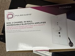 Pulse Audio PA230BWA In-Wall Addressable Bluetooth Amplifier 30 Watt NEW