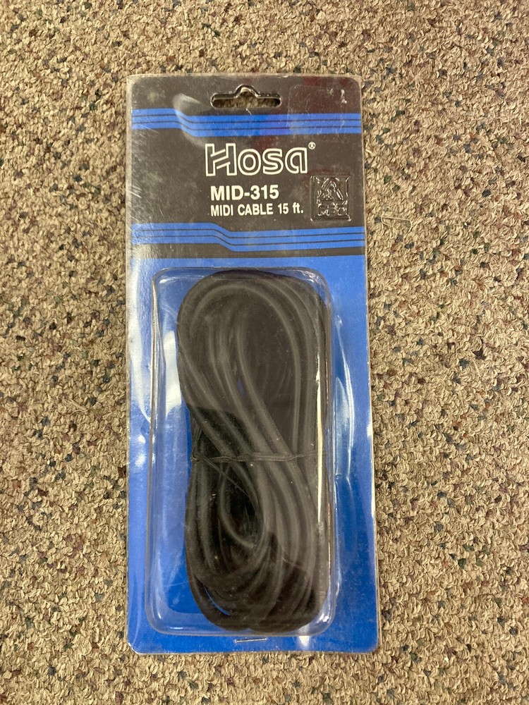 Hosa Mid-315 MIDI Cable 15 Ft