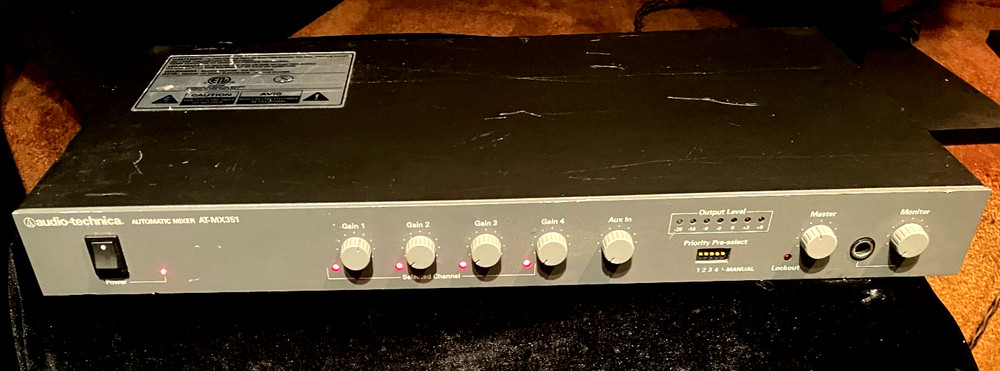 Audio Technica AT-MX351 Automatic 5-Channel Mixer Smart mixer