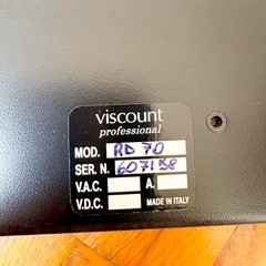 Viscount RD70 (Italy, 1990s) Vintage MIDI Data Filer & Sequence Playback Unit!