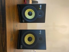 KRK RP-8 Rokit 2-Way 8″ Active Studio Monitors (Pair) (original cables included)