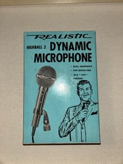 Realistic Highball 2 Dynamic Microphone Chrome Dual Impedance On/Off Switch