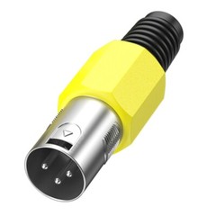 3Pin Male And Female Connectors, Smooth Connection Auditory Plugs Solder