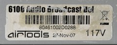 Symetrix Airtools 6100 AES Digital Audio Broadcast Profanity Delay DUMP Button