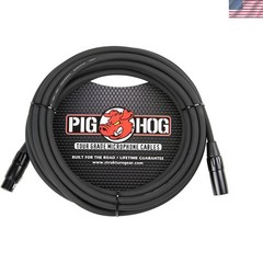 High Performance 8mm XLR Microphone Cable, 15 Feet,Black