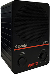 6301DT 4″ Powered Studio Monitor with DANTE, 20W D Class , RJ45 Dante Enabled