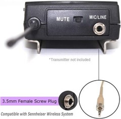 10x Microphone Headset Headworn Earset Mic for Sennheiser With 3.5mm Screw Lock