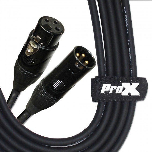 Pro X 10 Ft. Balanced XLR3-F to XLR3-M High Performance Audio Cable