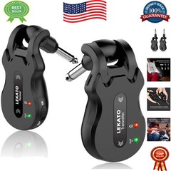 Plug-and-Play Wireless Guitar System with 100ft Range – Ideal for Live Shows