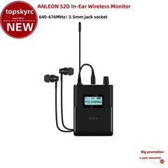 ANLEON S2D 640-676MHz Receiver Digital In-Ear Wireless Monitor System 36CH