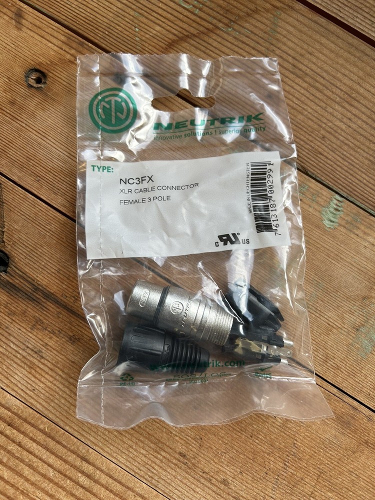 14 New Neutrik XLR Female Connector 3 Pin
