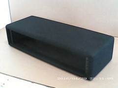 Custom Pearson 2 space simple rack Black…… super short, only 6″ deep !