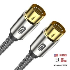 Premium 5-Pin MIDI Cable (1 PCS, 4Ft/1.2M) – 1.2 m 5-Pin MIDI Cable 1PCS 1.2M