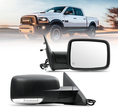 Passenger Right Side Door Mirror for 2010-2018 Ram 1500 2500 3500, with POWER FO